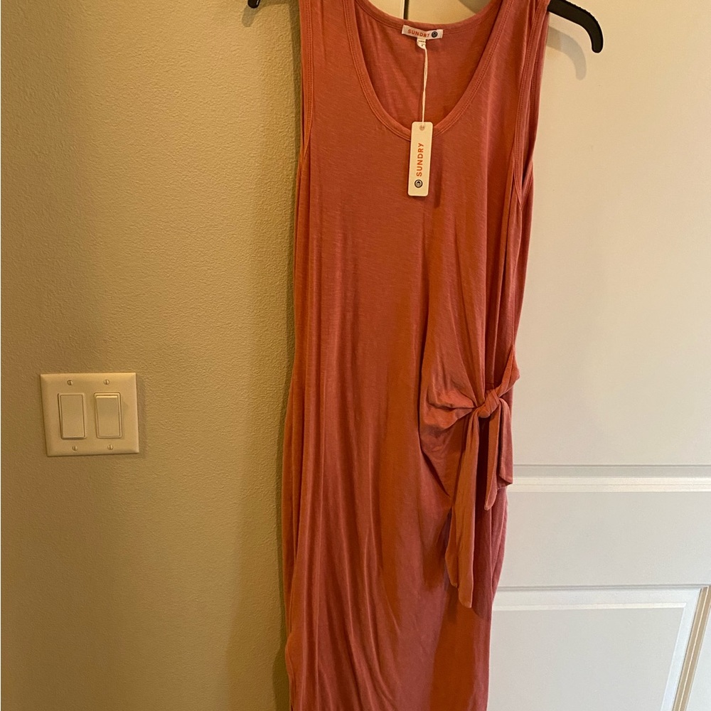 BNWT Sundry Knotted Tank Dress